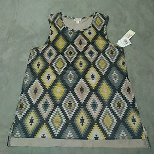 3/$10 Ten Sixty Sherman Aztec Suede-Like Tank